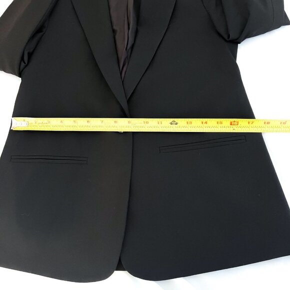 J.Crew Black One Button Blazer Size 2 - Picture 12 of 16
